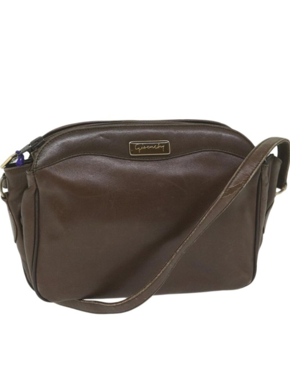 GIVENCHY Shoulder Bag Leather Brown